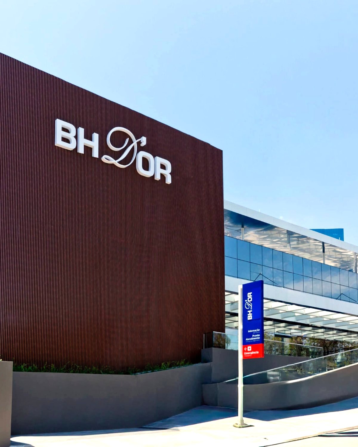 Fachada do Hospital BH D'or